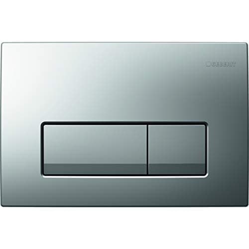 Image of Geberit Delta51 Flush Plate Chrome Matt