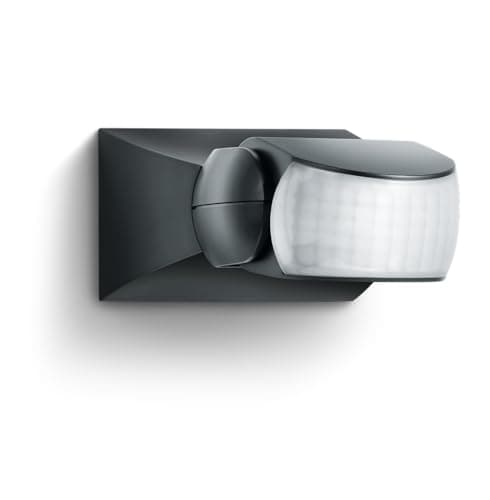 Image of Steinel Infrared Motion Sensor IS 1 black, 120° Motion Detector, 10 m Range, IP54, max. 500 W or 4 LED Lights,IS1