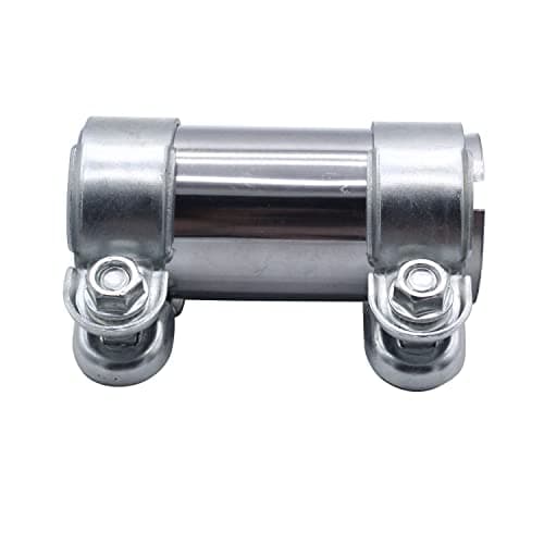 Image of 1 PC SHLPDFM Stainless Steel Pipe Connector Universal Exhaust System Clamps 50 x 125 mm Fits for vw Audi seat mb Skoda Ford Double Clamps