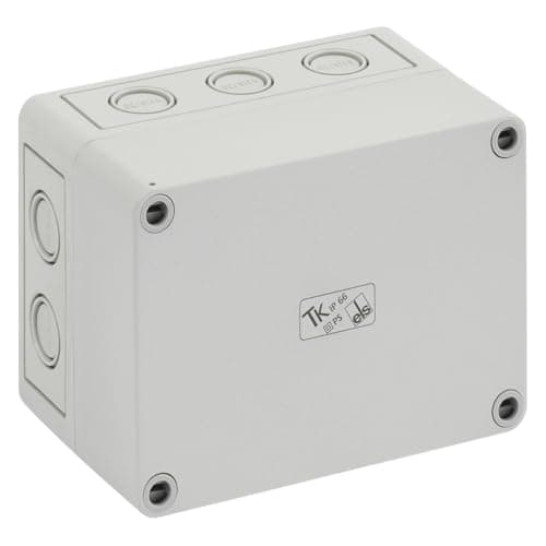 Image of Spelsberg 10590901 TK PS 1309-8-m Installation Enclosure 130 x 94 x 81 Polystyrene (EPS) Light Grey (RAL 7035) (L x W x H) 130 x 94 x 81 mm