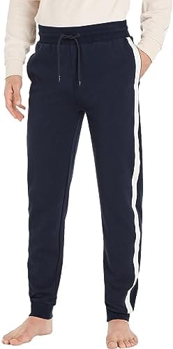 Image of Tommy Hilfiger Men’s Cotton Jogging Bottoms, Blue (Desert Sky), M