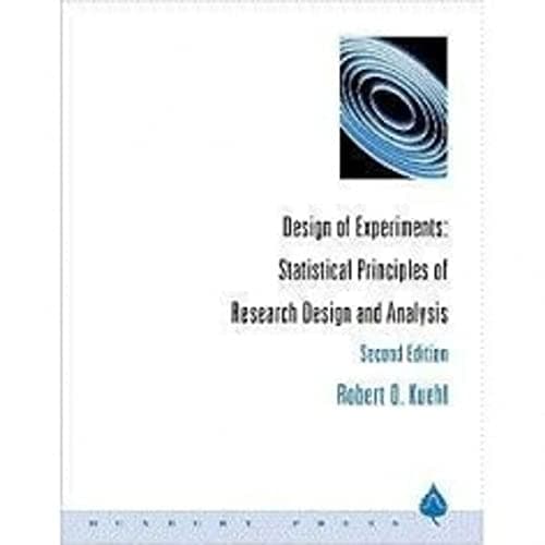 Image of Design of Experiments: Statistical Principles of Research Design and Analysis