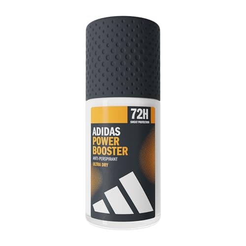 Image of adidas Power Booster Antiperspirant Roll-On Deodorant for Him, 72 Hours of Dry Freshness, Aromatic Woody Fragrance, 50 ml