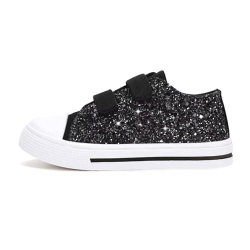 Image of Kids Trainers Girls Gradient Easy Fasten Casual Sneakers Outdoor School Shoes Walk Sport Canvas Shoes Size 7 UK Child