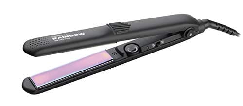 Image of Gamma Più Professional Hair Straightener Rainbow. Long Smooth Effect. Iron. Eliminates Electrostaticity. Locking Button Closure. Adjustable Temperatures. Electronic Rapid Heating. Italian socket