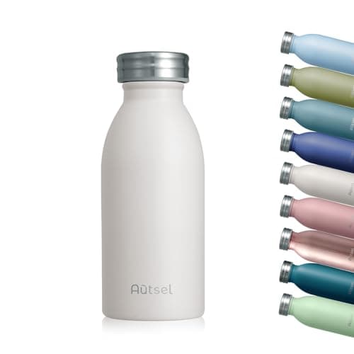 Image of Autsel Stainless Steel Water Bottle 350ml Double Walled Vacuum Insulated Metal Water Bottle Leakproof Sports Flask Bottle BPA Free
