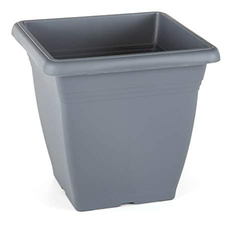Image of Tamersgifts LARGE TALL FLOWER VEGETABLE WATER PLANT PLANTER PLANT POTS SQUARE - 3 Colours (Anthracite, Length 50cm x Width 50cm x 46.5cm Height)