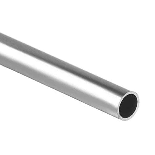 Image of Aluminium Round Tube/Pipe – 1 Metre / 39.37 inch – Seamless 6060 Alloy for DIY & Fabrication TMW Profiles (1000 x 15 x 1 mm)