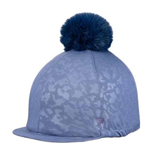 Image of Shires Aubrion Pom Pom Hat Covers Blue