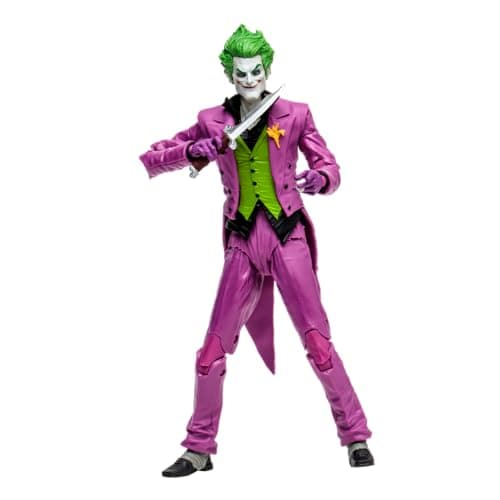 Image of McFarlane Toys, 7-Inch DC The Joker Infinite Frontier Action Figure with 22 Moving Parts, Collectible DC Multiverse Batman Figure with Stand Base Unique Collectible Character Card – Ages 12+