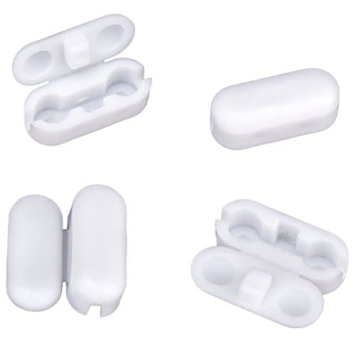 Image of Pack Of 10 Replacement Vertical Roman Roller Blind Ball Chain Cord Connector Clips
