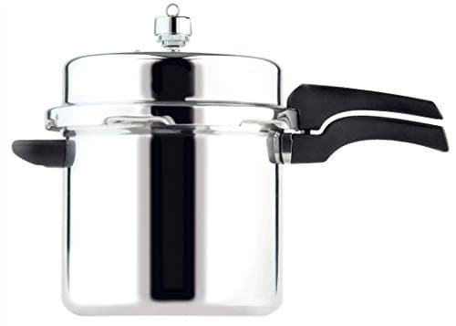Image of Prestige Pressure Cooker 6l - Classic High Dome Pressure Cooker with Heat Resistant Locking Safety Handle, Grey