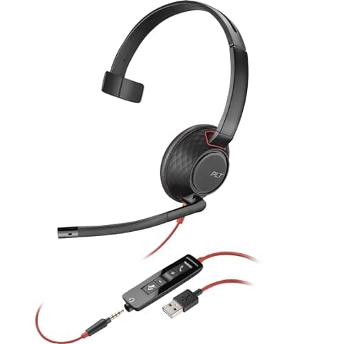 Image of Poly Blackwire 5210, C5210 USB-A - Schnurgebundenes Mono-Headset mit USB-A