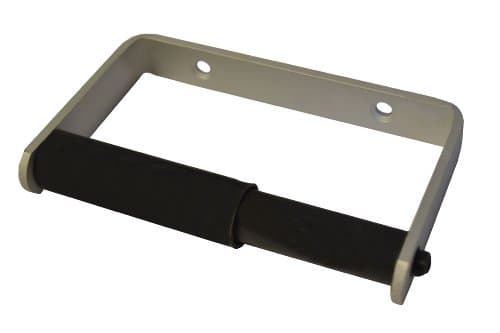 Image of Centurian Satin Silver Aluminum Toilet Roll Holder