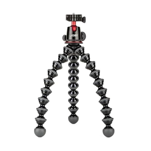 Image of JOBY GorillaPod 5K Kit, Flexible Professional Tripod with BallHead, Made in Italy, for DSLR and CSC/Mirrorless Camera Up to 5 kg Payload, JB91508-BWW Black