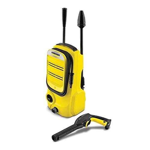 Image of Kärcher Pressure Washer K 2 Compact, pressure: 110 bar, flow rate: 360 l/h, area performance: 20 m²/h, water filter, weight: 3.74 kg, high-pressure hose and gun, dirt blaster, spray lance