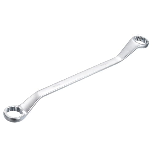 Image of sourcing map Offset Double Box End Wrench 32mm x 34mm Metric 12 Point High-Carbon Steel Chrome Plated Box Wrenches