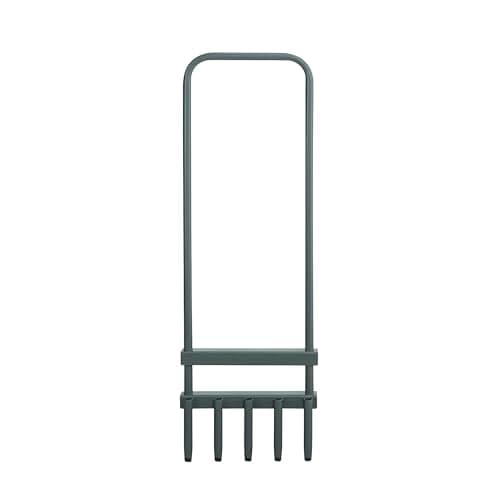 Image of Lawn Aerator – Heavy Duty Carbon Steel 5-Prong Hollow Tine Manual Soil Aeration Tool for Lawn Care Grass Plug Extractor for Healthy Lawn Maintenance Garden Aerator for Compact Soil