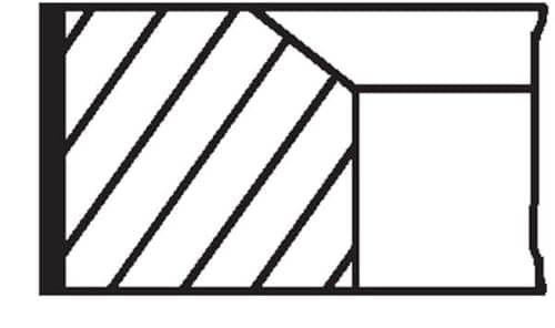 Image of Mahle 010 29 N2 - Piston Ring Kit