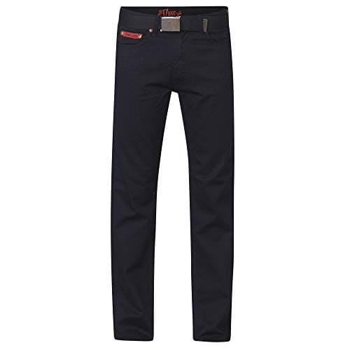 Image of Duke London Extra Tall Original Fit Bedford Cord Black Jeans (Mario) In W46 X L38