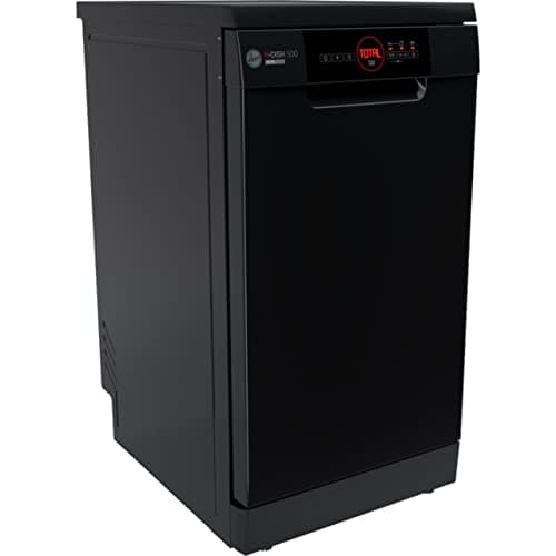 Image of Hoover H-DISH 300 HDPH2D1049B Slimline Dishwasher - Black - E Rated