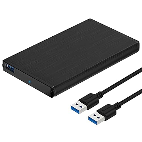 Image of SABRENT 2.5 SSD Enclosure, HDD Docking Station, Super Fast Data Transfer, Support UASP, LED Indicator, Tool-free, USB cable included, Aluminum Shell (EC-UK30)