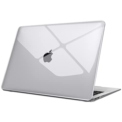 Image of FINTIE Case Compatible with MacBook Air 13.3 inch (2020/2019/2018 Not for 2024) Model A2337(M1)/A2179/A1932, Protective Snap-On Hard Shell Cover Fit 13.3" Retina Display Touch ID, Crystal Clear