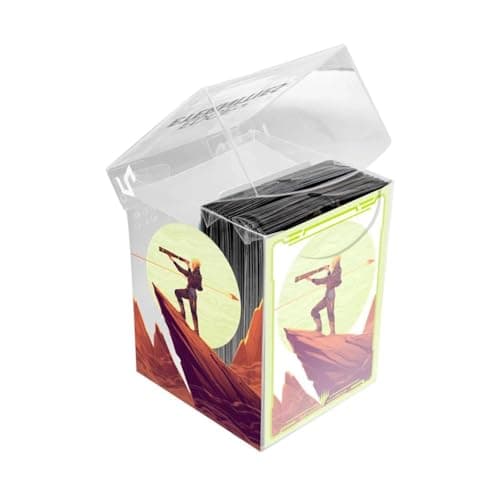 Image of Ultra PRO Edge of Eternities 100ct Deck Protector Sleeves in Clear Box Key Character Mythic for Magic: The Gathering