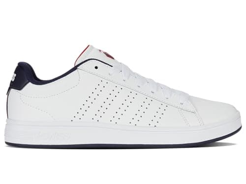 Image of K-Swiss Men's Court Base II Trainers, White, 9 UK