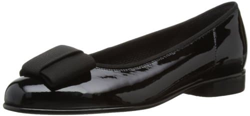 Image of Gabor Women's Assist-Patent Ballet Shoes, Black, 6.5 UK (40 EU)