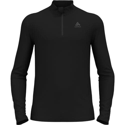 Image of Odlo Men Functional long-sleeve shirt with zipper MERINO 260, black, L