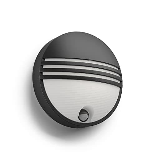 Image of Philips LED Outdoor Wall Light with Motion Detector, Warm White Light