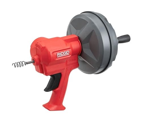 Image of RIDGID 80168 EZ Spin™ Drain Snake for Tubs, Showers, and Sinks, Drain Cleaner with AUTOFEED, MAXCORE Cable