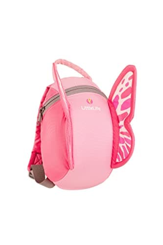 Image of LittleLife Butterfly Toddler Backpack With Safety Rein, 18 x 14 x 23 cm