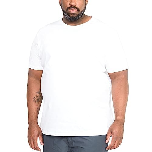 Image of Duke Mens D555 Kingsize Flyers-1 Crew Neck T-Shirt (6XL) (White)