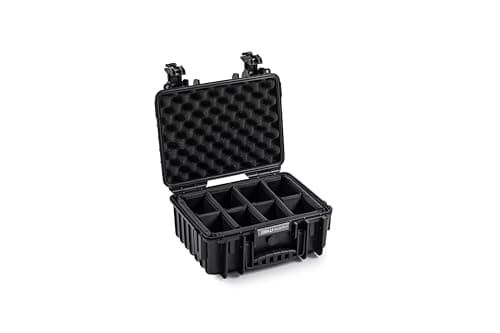 Image of B&W outdoor.cases Type 3000 with Padded Divider System (RPD) - Black - The Original