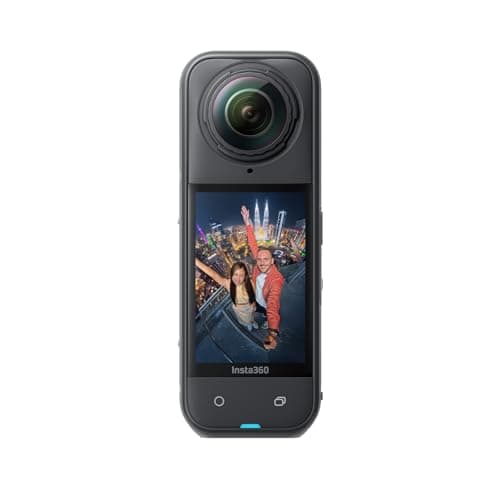 Image of Insta360 X5 - Waterproof 8K 360° Action Camera, Leading Low Light, Invisible Selfie Stick Effect, Rugged and Replaceable Lens, 3-Hour Battery, Built-in Wind Guard, Stabilization, Triple AI Chip Design