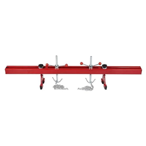Image of Youyijia Heavy Duty Engine Support Beam with 2 Thicken Chains Supports up to 500kg/1102lbs Ideal for Car Repair and Maintenance