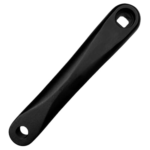 Image of ByPaCrow Bike Crank Arm 170mm Single Speed Crankset Aluminum Alloy Left Leg Crank with Square Hole Bike Parts Replacement Accessory for Mountain Bike Road Bike (Square Hole)