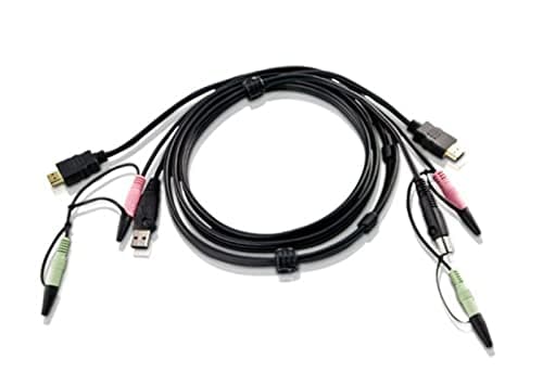 Image of ATEN 1.8M USB HDMI KVM Cable with Audio 2L-7D02UH