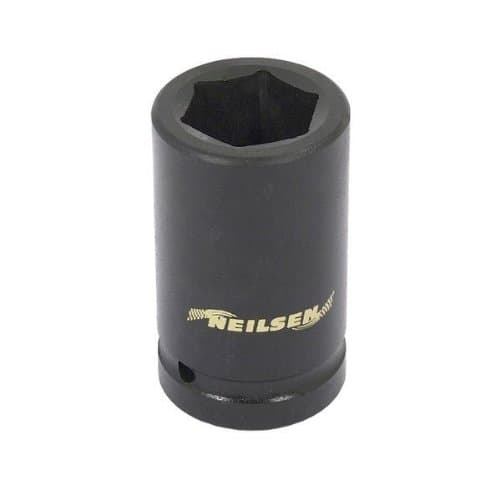 Image of Neilsen CT2329 33mm 1in Dr Impact Socket - Deep Impact, 6 Point Single Hex