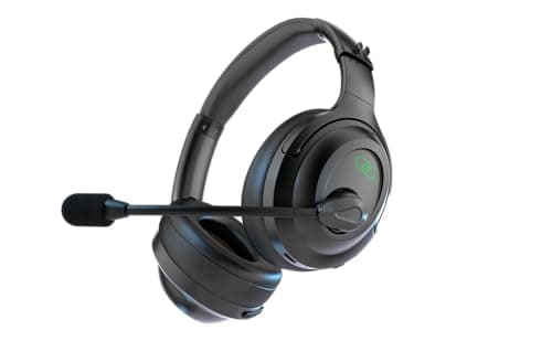 Image of ACEZONE A-Blaze Wireless Gaming Headset – Hybrid Active Noise Cancellation, Flip-to-Mute Noise-Canceling Mic, Interchangeable Ear Pads, Up to 45H Battery Life
