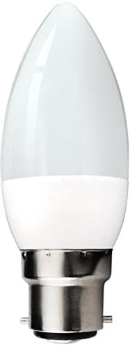 Image of Status 2.5w = 25w = 250 lumens LED - Candle - B22 - PA - Pearl - Warm White - 1 pk Box - in White CDU
