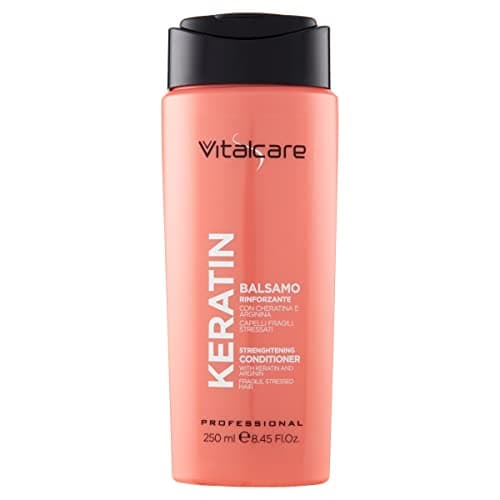 Image of Vitalcare | Keratin - Strengthening Hair Conditioner, for Fragile and Stressed Hair, with Keratin and Arginine, Helps Regenerate and Protect the Hair Fiber, 250 ml