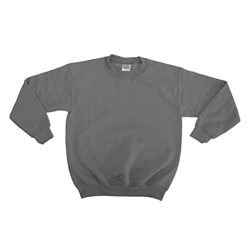 Image of Gildan Childrens Unisex Heavy Blend Crewneck Sweatshirt (XS) (Dark Heather)
