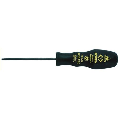 Image of C. K Tools T4718ESD 10 Triton ESD Torx Driver T10 x 3 1/8-Inch Shaft