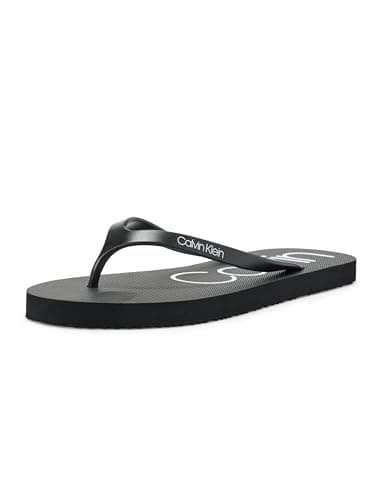 Image of Calvin Klein Women's Salma Flip-Flop, Black, 3 UK