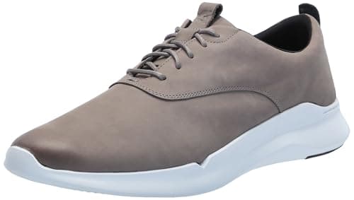 Image of Cole Haan Men's Grand Crosscourt Run Oxford, Grey Nubuck, 7 UK