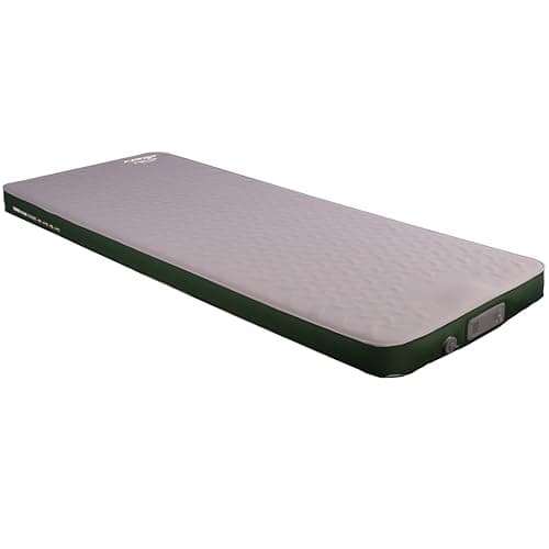 Image of Vango Shangri-La Lux Self Inflating Mattress with Rechargeable Pump for Faster Inflation/Deflation – Luxury Camping Mat with Memory Foam & Dreamlock Construction (Single (16cm Thickness))
