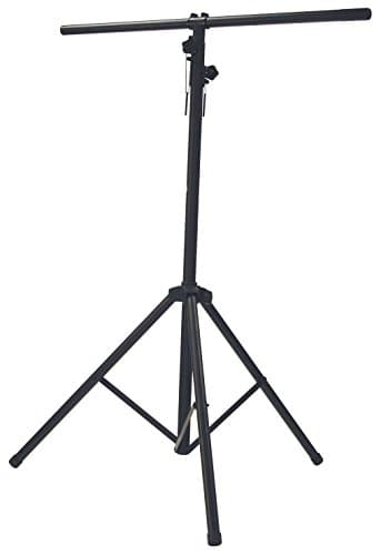 Image of QTX Heavy Duty Lighting Stand Including T- Bar Height Adjustable 1.5-3.6 Metre